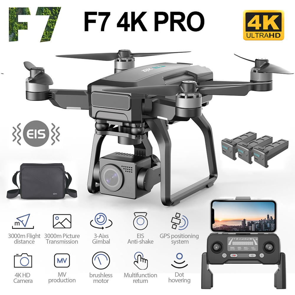 SJRC F7 PRO GPS Drone 4K HD กล - T-Motor F7 Pro Flight Controller บทวิจารณ์และราคา