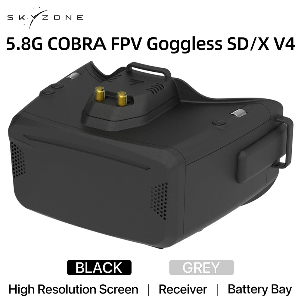 SKYZONE Cobra SD X V4 FPV Vide - Skyzone Cobra X V2 Fpv Goggles บทวิจารณ์และราคา