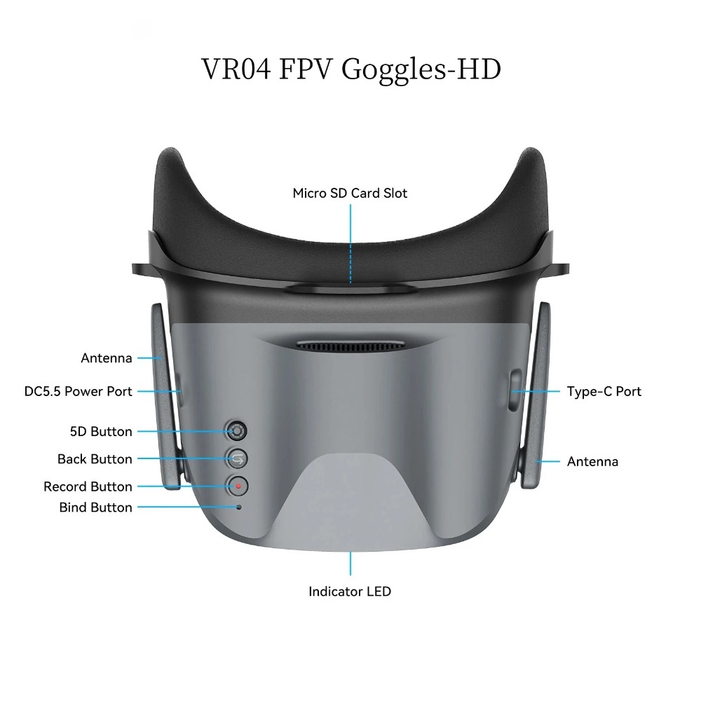 แว่นตา FPV รุ่นใหม่ BETAFPV VR - Skyzone Cobra X V2 Fpv Goggles บทวิจารณ์และราคา