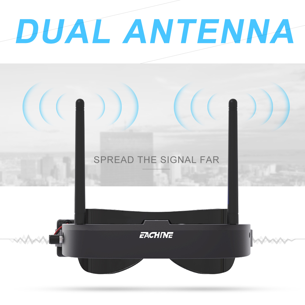 Eachine EV100 720*540 5.8G 72C - Skyzone Cobra X V2 Fpv Goggles บทวิจารณ์และราคา