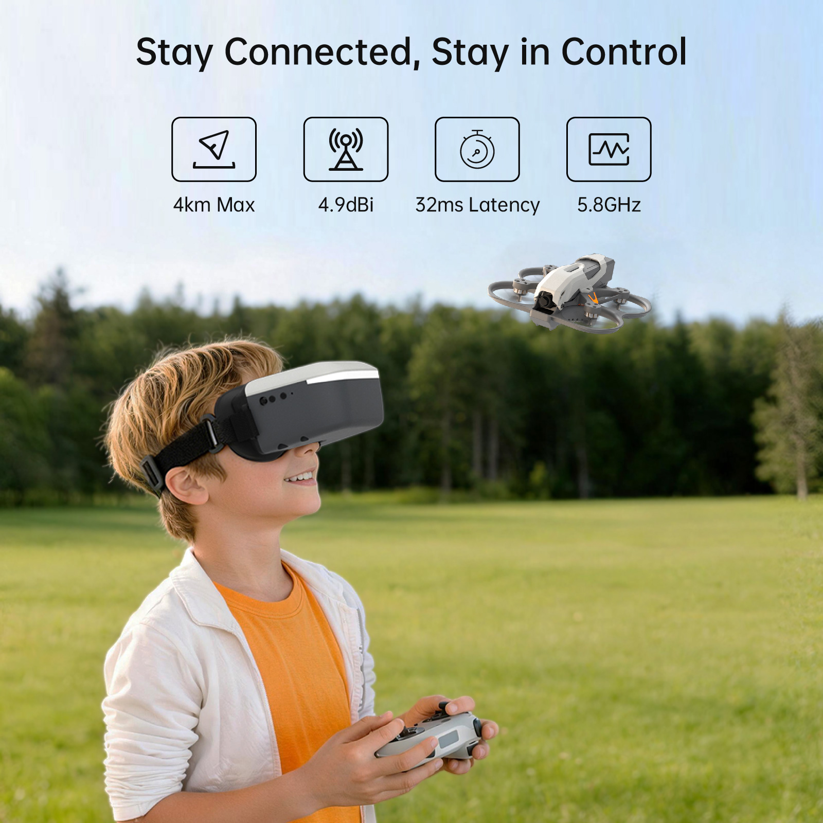 แว่นตา CADDXFPV WALKSNAIL Asce - Skyzone Cobra X V2 Fpv Goggles บทวิจารณ์และราคา